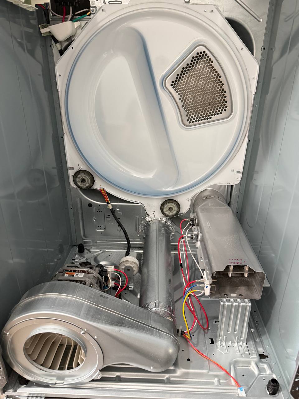 Clean dryer interior after professional service - Done Right Appliance Repair